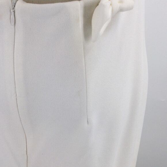 LULU'S M Glamorous Adornment Ivory Halter Strappy Bow Midi Dress NEW B66 - Picture 8 of 12